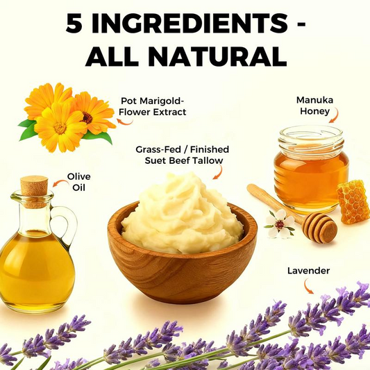 Beef Tallow Honey Balm