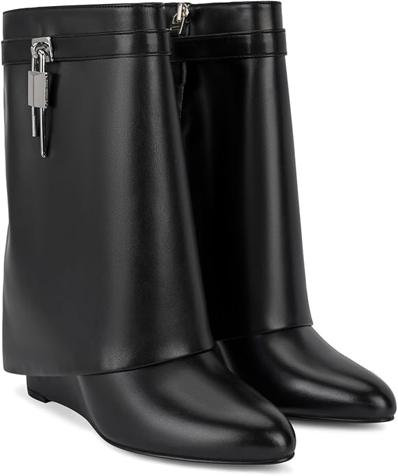 EMERSON BLACK SHORT BOOTS