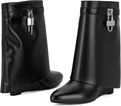 EMERSON BLACK SHORT BOOTS
