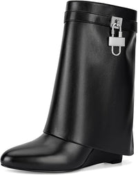 EMERSON BLACK SHORT BOOTS