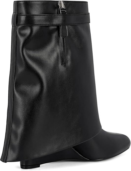 EMERSON BLACK SHORT BOOTS