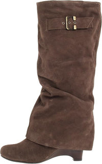 ESPRESSO BUCKLE SHORT BOOTS