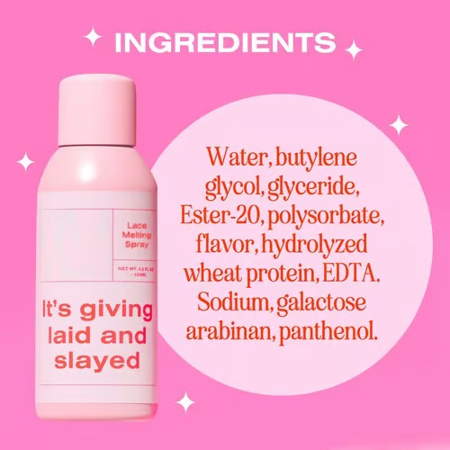 Lace Melting Spray for Ashy Lace - Sweat-Proof & Slay